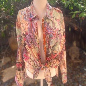 BOHO JANE Flower Power Long Sleeve Shirt